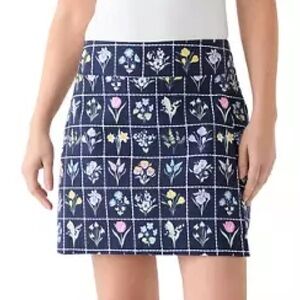 Crown & Ivy Millenium Wrap Skort - Navy, size 4